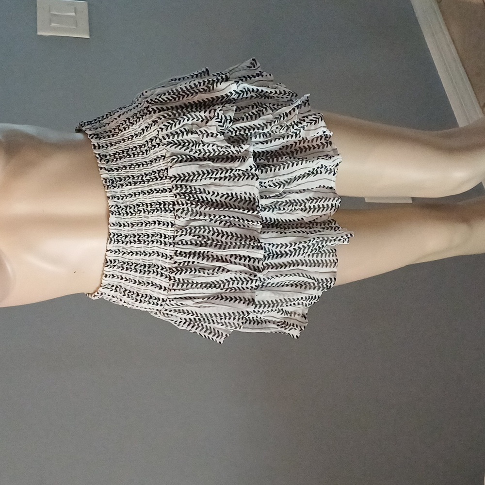 🔥🔥Muche et Muchette Anoush mini ruffle black & white skirt OS - Picture 12 of 14